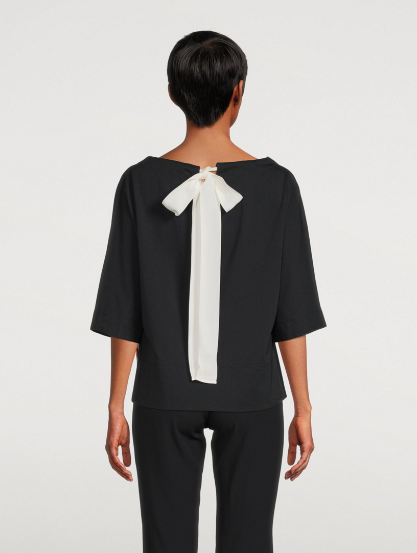 Cotton Top With Back Tie