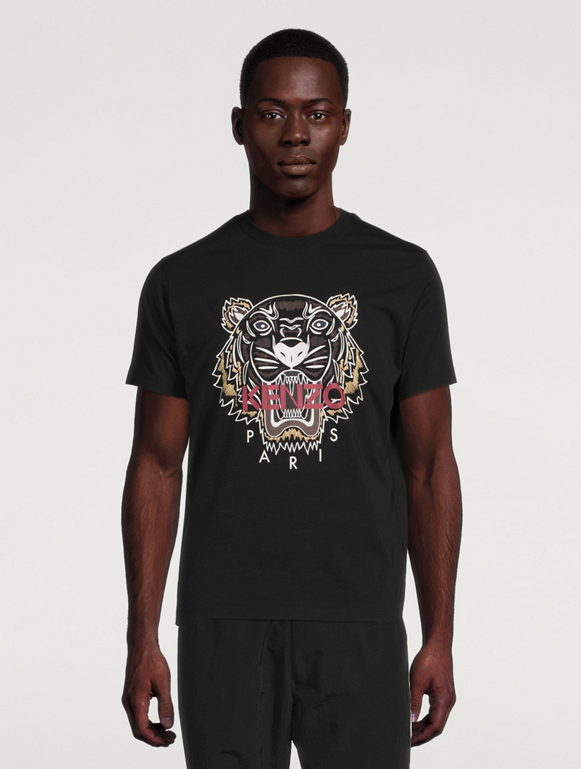 Mens black shop kenzo t shirt