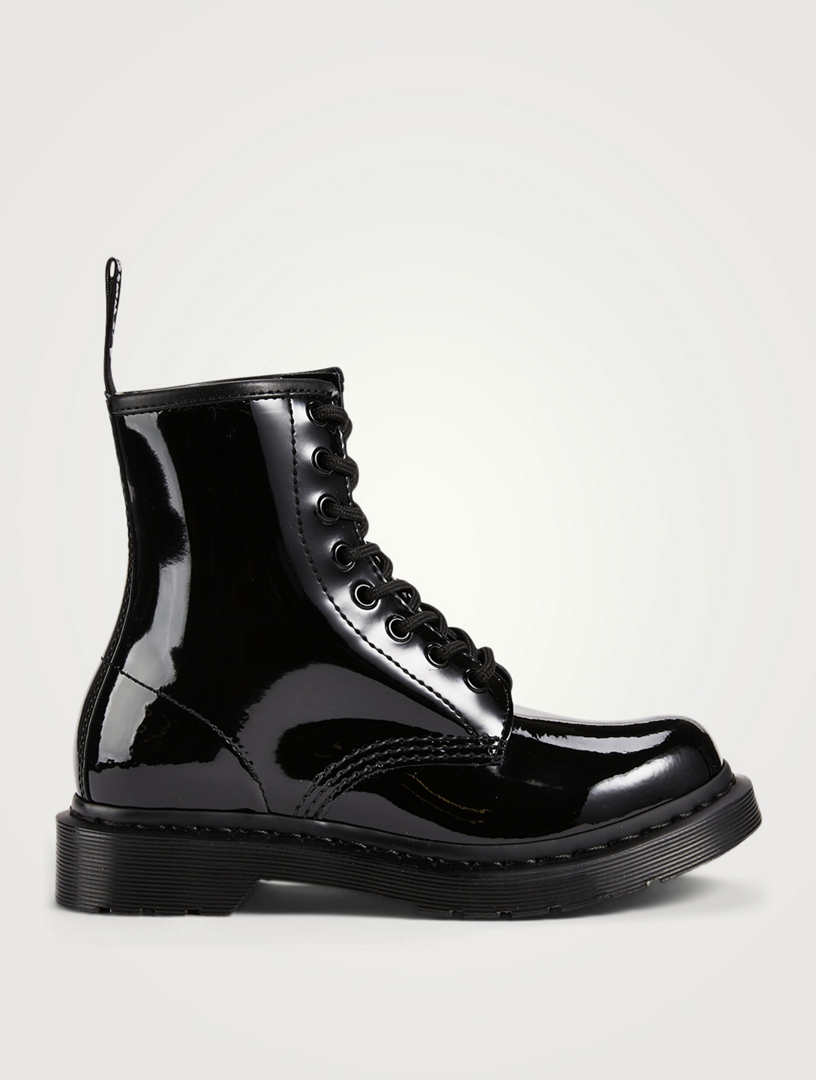 Patent leather lace sales up booties