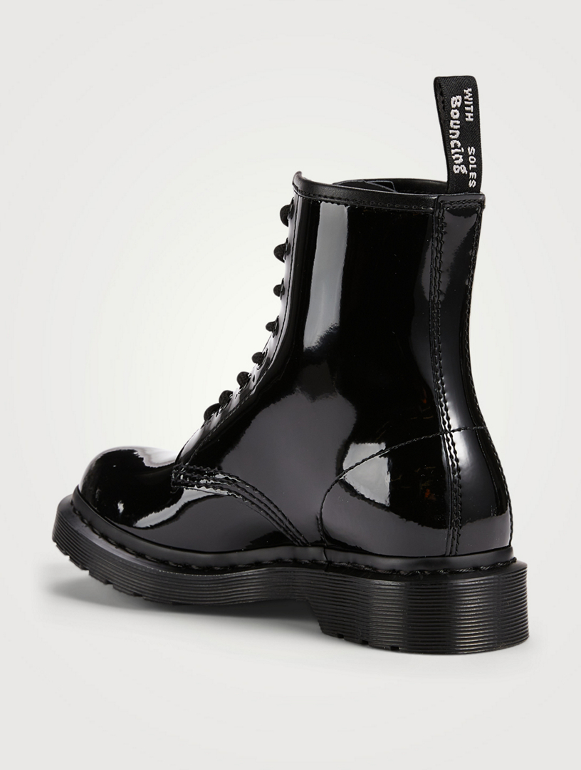 Doc martens noires discount vernies