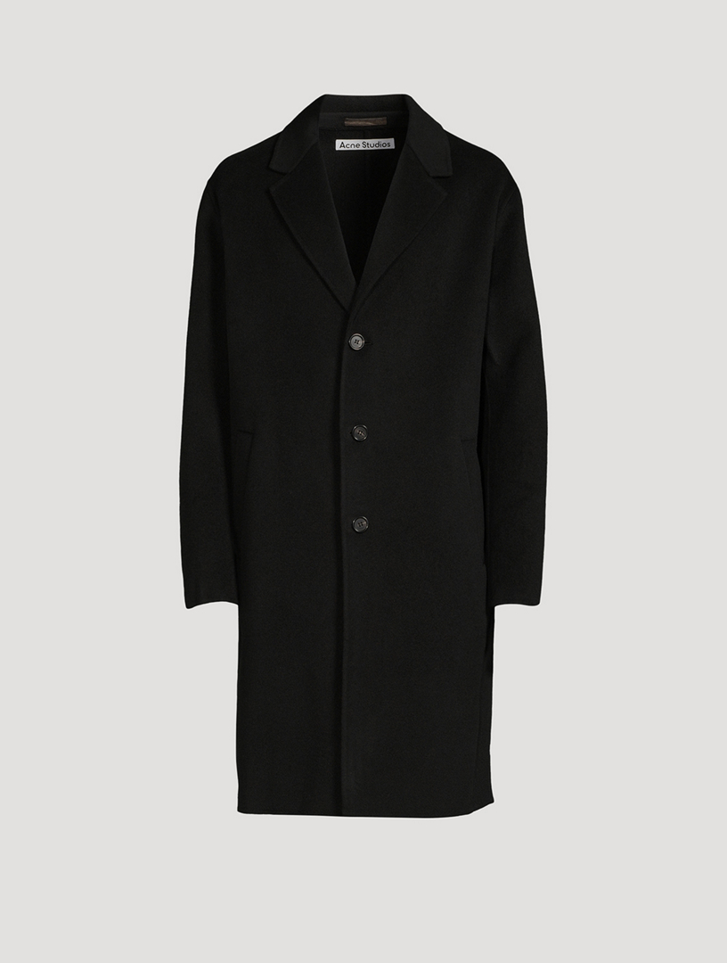 Double face wool and cashmere coat