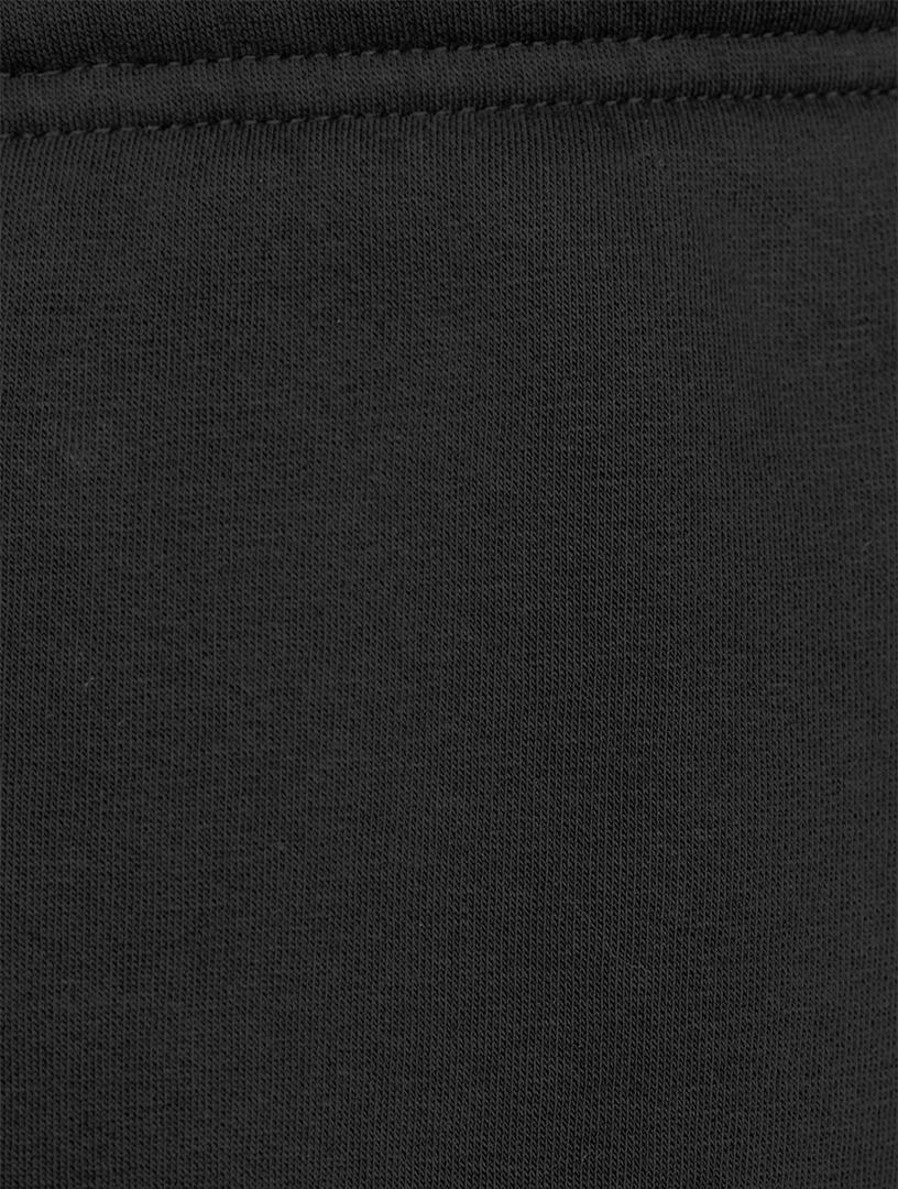Cotton-Blend Shorts With Label