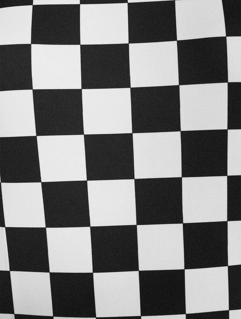 Long-Sleeve T-Shirt Check Print