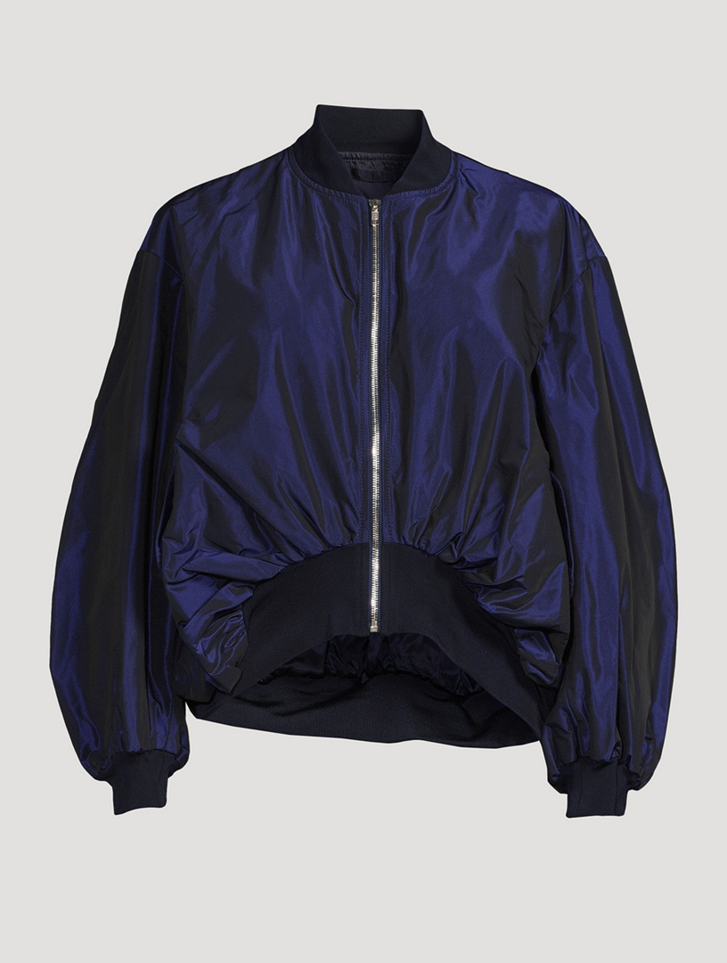 NOIR KEI NINOMIYA Oversized Taffeta Bomber Jacket | Holt Renfrew