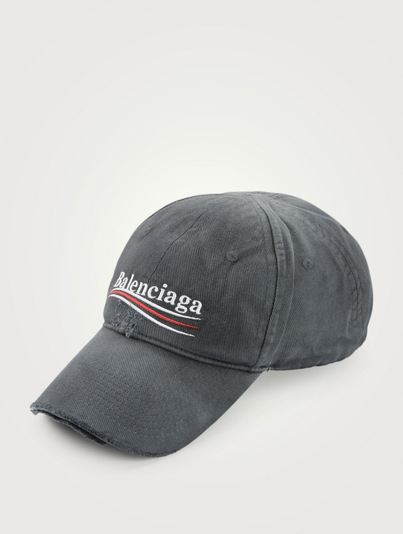 BALENCIAGA Political Campaign Destroyed Cap | Holt Renfrew