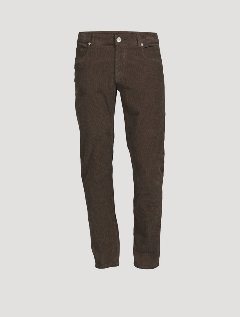 ELEVENTY Slim-Fit Corduroy Pants