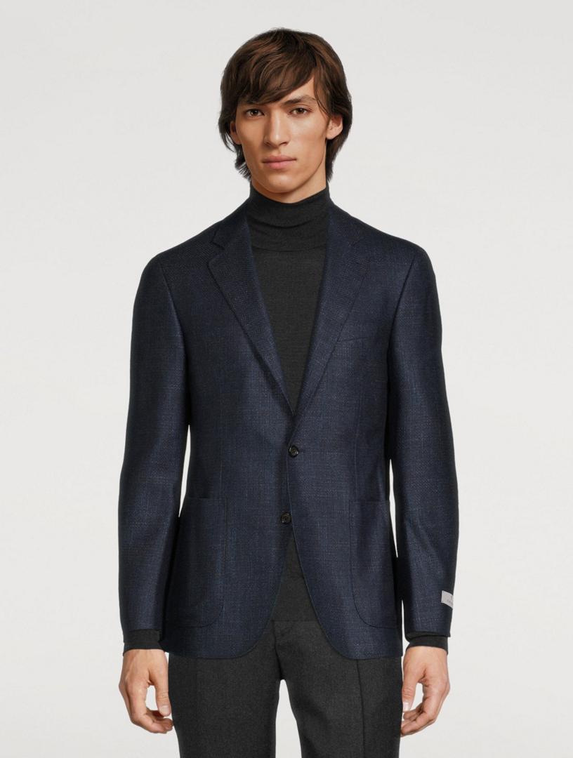Wool Silk And Cashmere Jacket