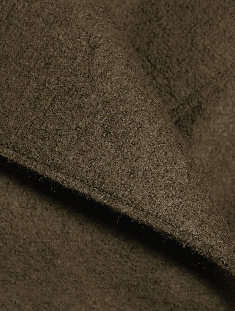 Wool Oversized Trench Coat