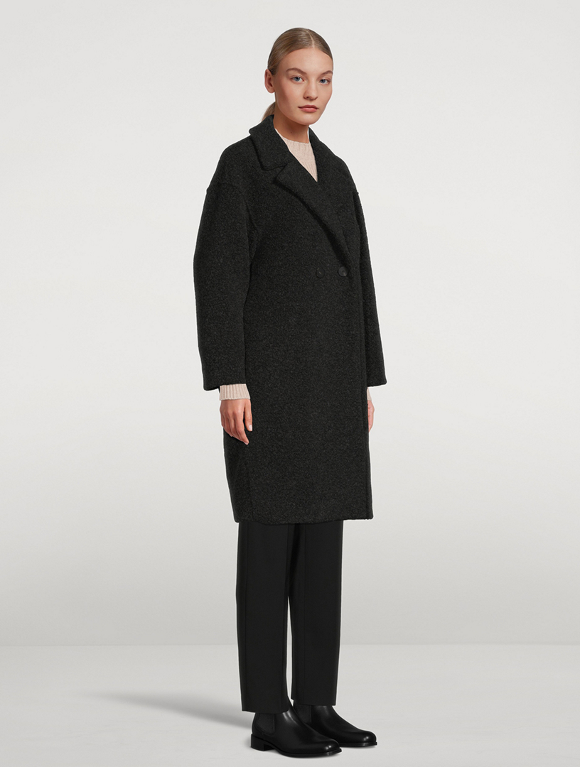 HARRIS WHARF LONDON Wool-Blend Bouclé Coat Holt Renfrew