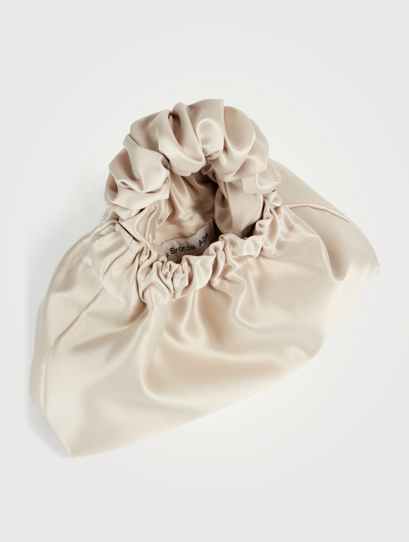 カナダにてハンドメイド【Bronze Age】Halo Satin Scrunchie Bag Halo_Bag_-_Root.jpg?v=1740000303