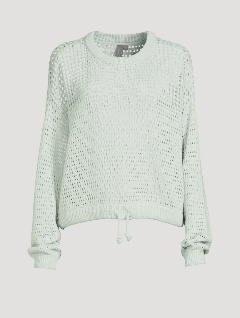 Tides High Open Weave Organic Cotton Sweater