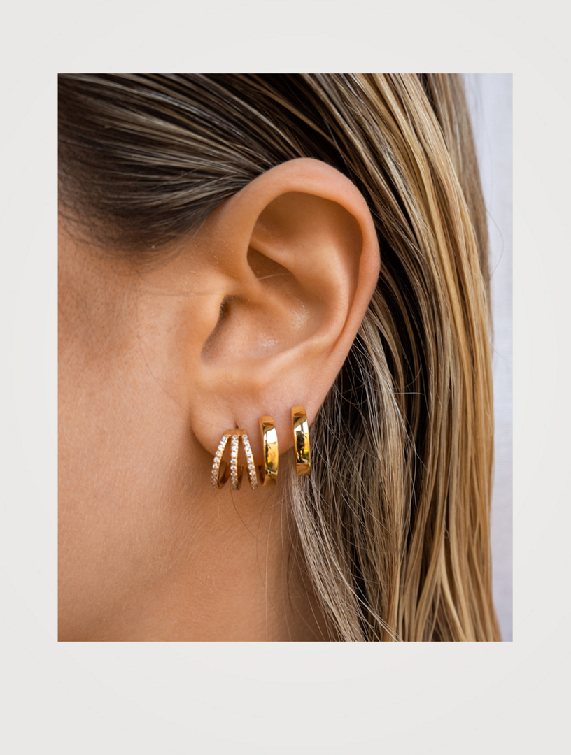 Mini Coco Hinge Hoop Earrings