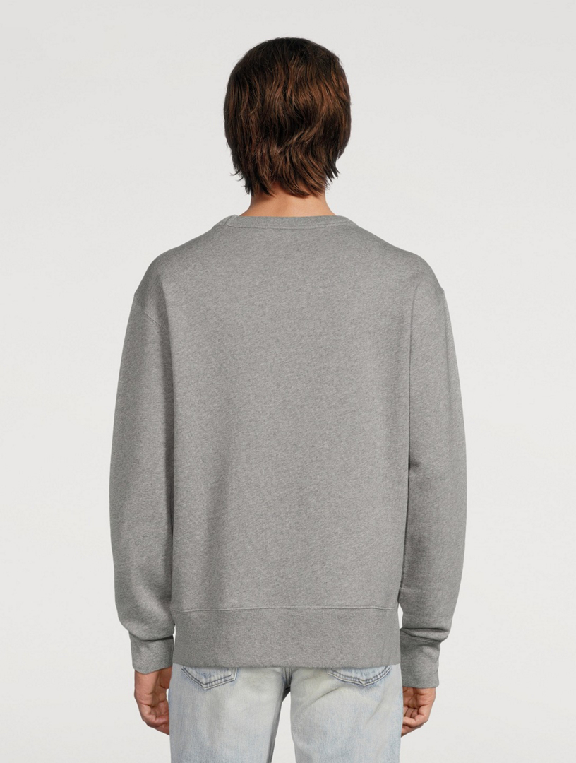 ACNE STUDIOS Cotton Crewneck Sweatshirt | Holt Renfrew