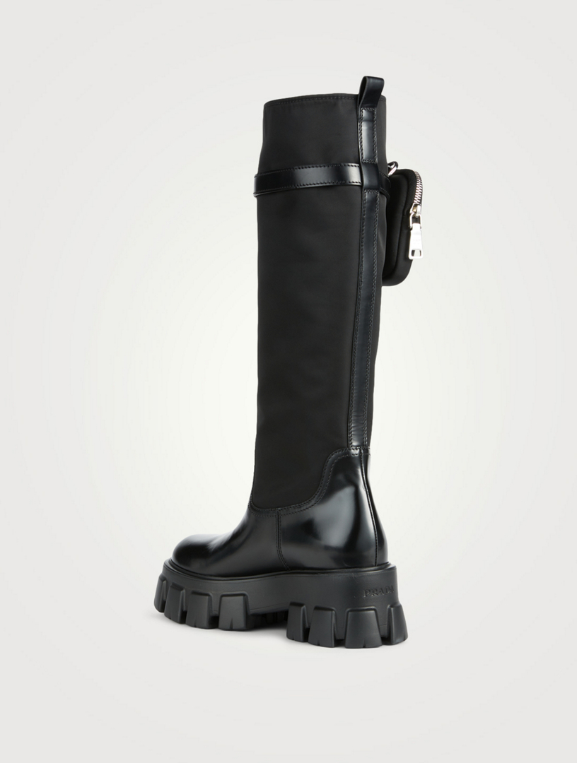 Prada over hot sale knee boots