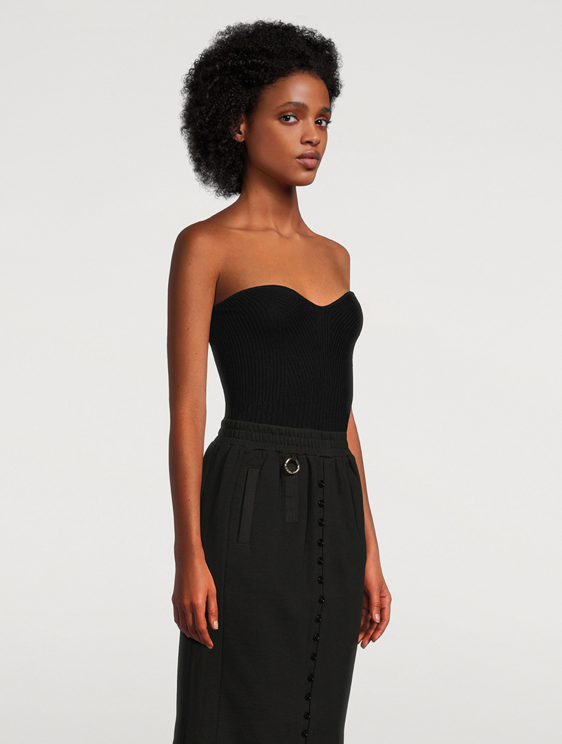 Cedros Wool And Cashmere Knit Bustier