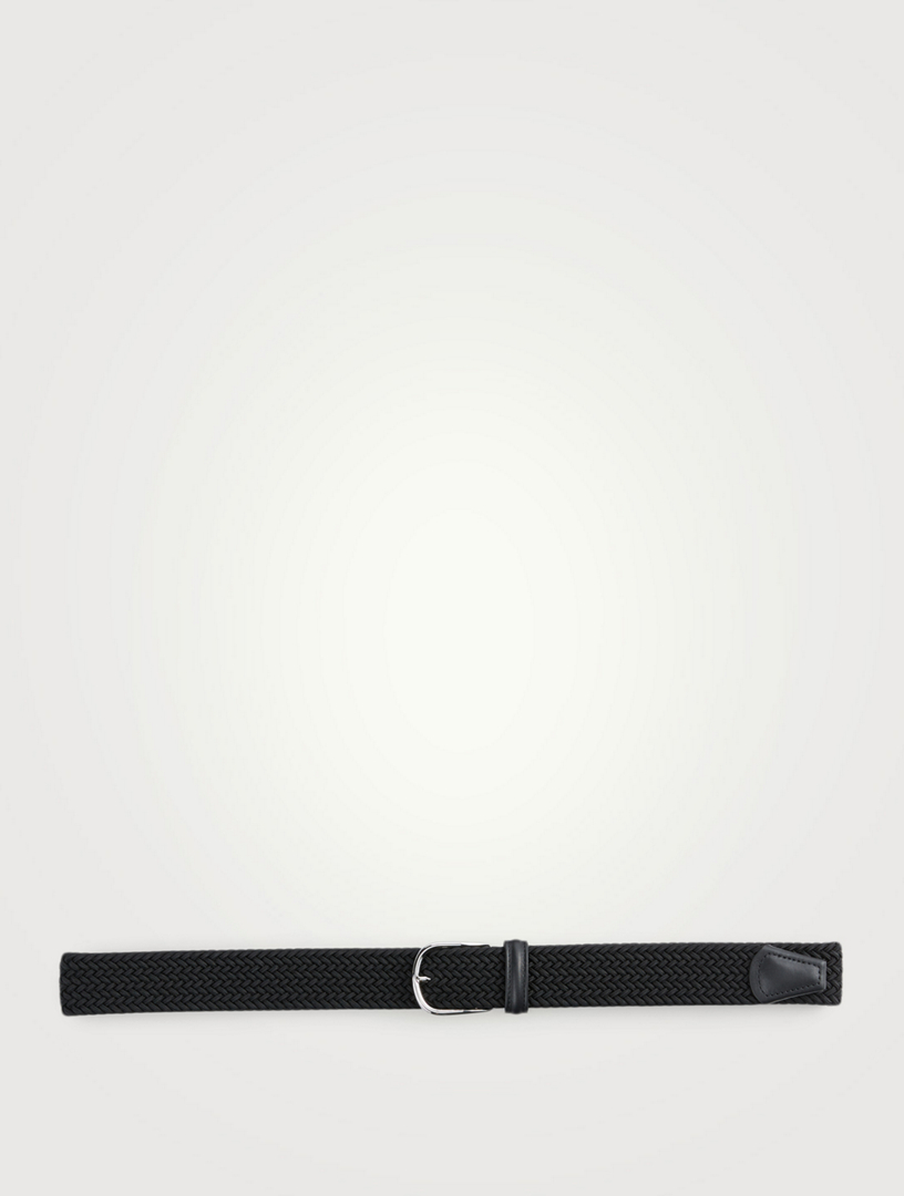 Anderson's STRETCH WOVEN BELT - BLACK