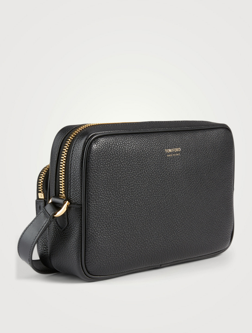 TOM FORD Leather Double-Zip Messenger Bag | Holt Renfrew