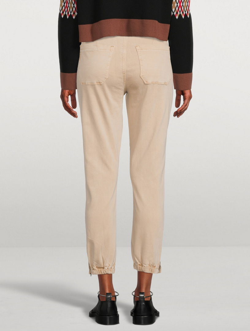 Mayslie Jogger Pants With Grosgrain Stripe