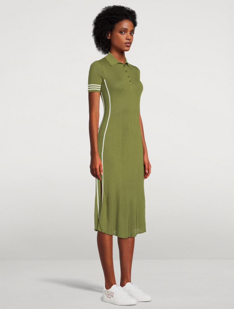Peyton Rib Polo Midi Dress