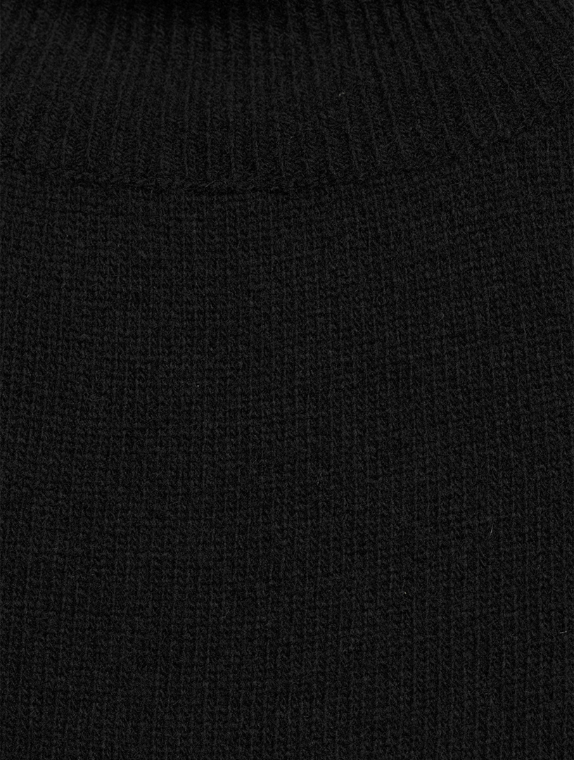 Wool And Cashmere Mockneck Sweater