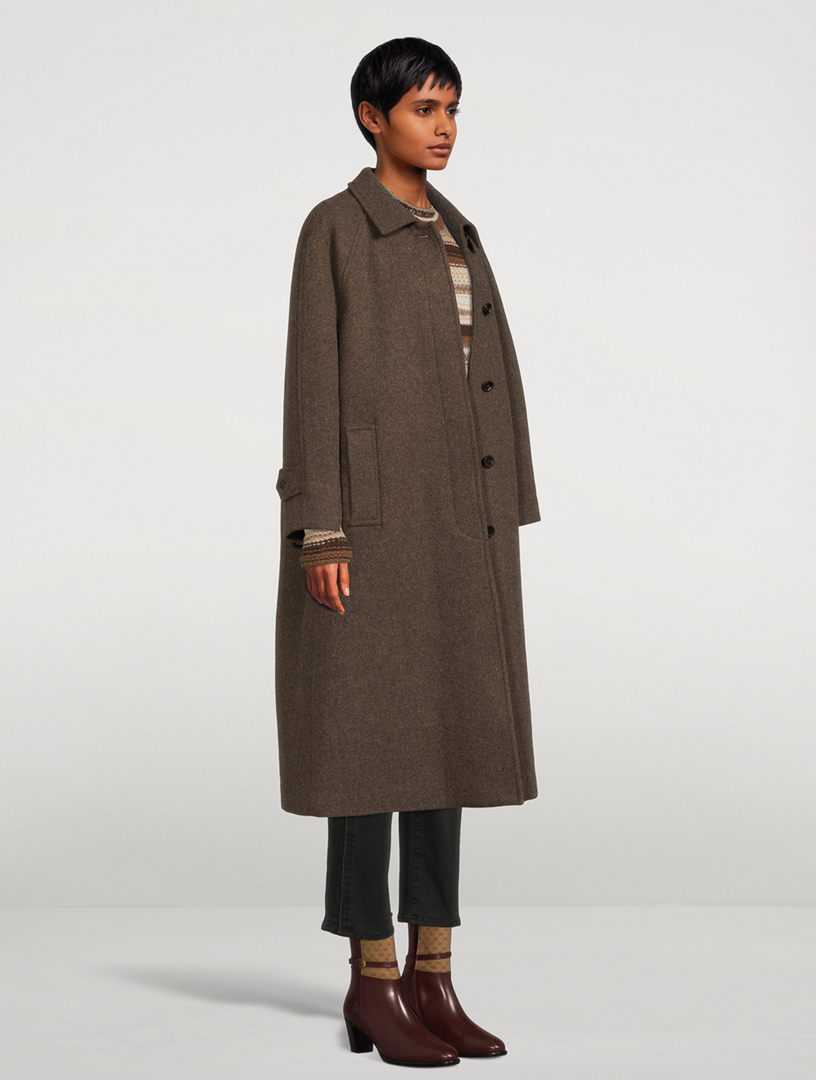 [NOTHING WRITTEN] Wool balmacaan coat (Taupe) ☆送料込☆ Wool balmacaan coat (Taupe) - Nothing written