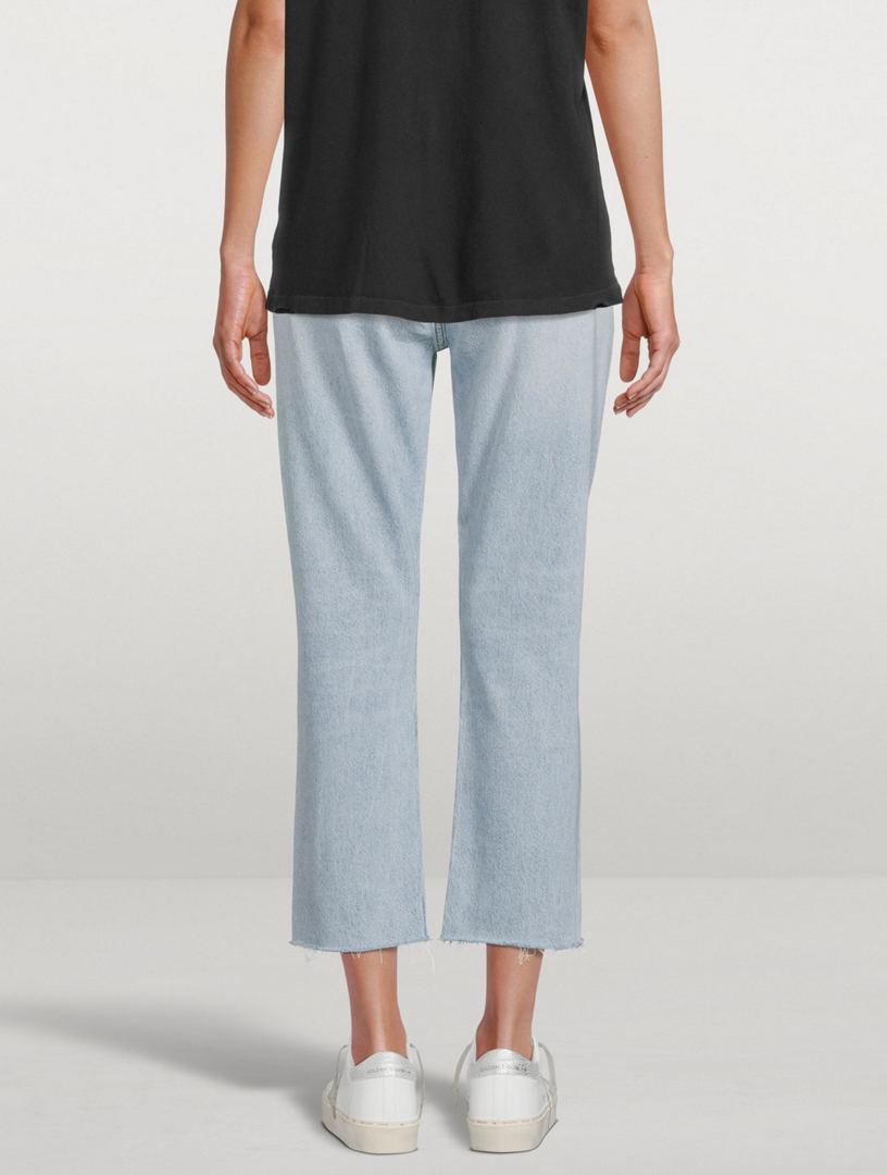 Charlotte High-Waisted Straight Crop Jeans