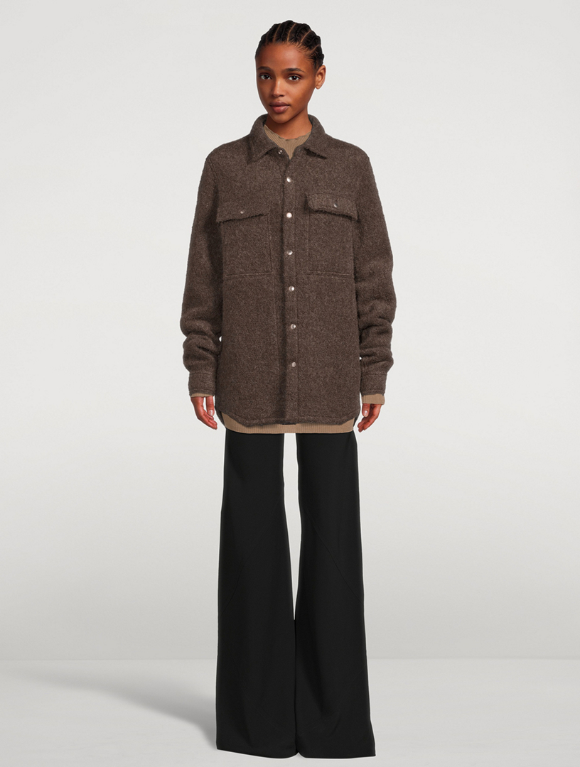 Felt Shirt Jacket