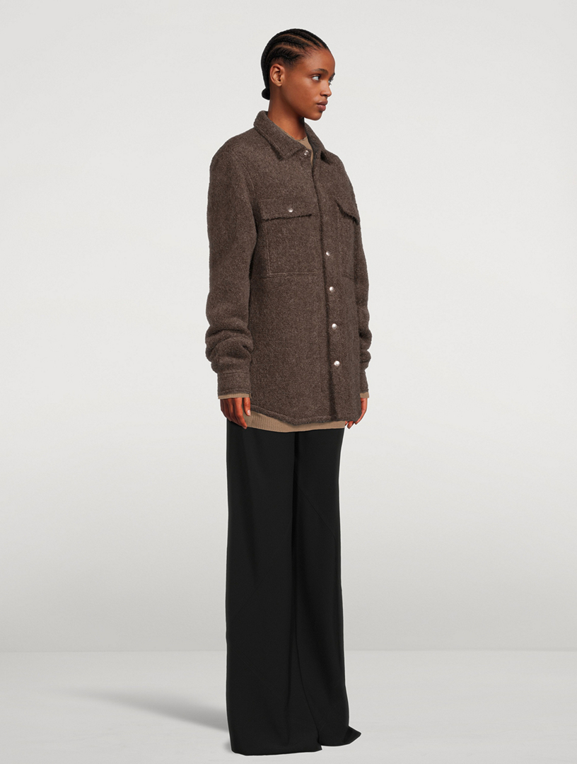 Felt Shirt Jacket