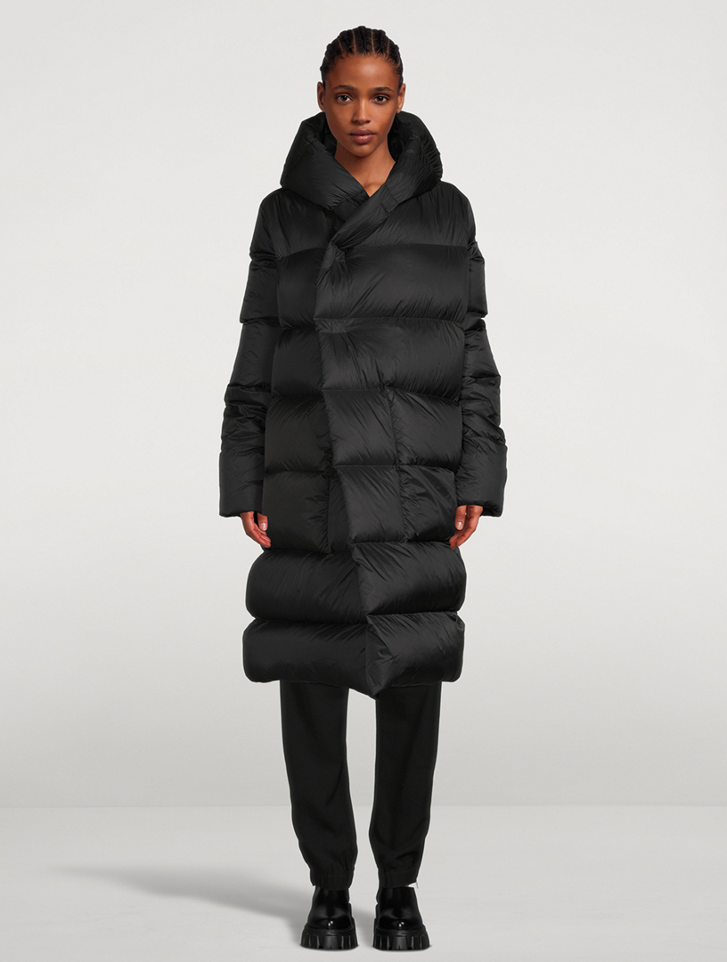 Rick owens black hot sale puffer jacket