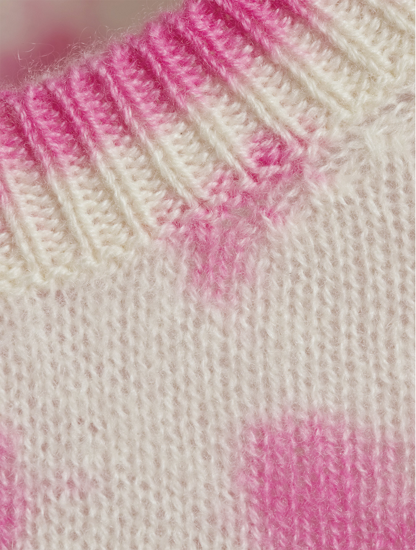Tranquility Cashmere Sweater Tie-Dye Print