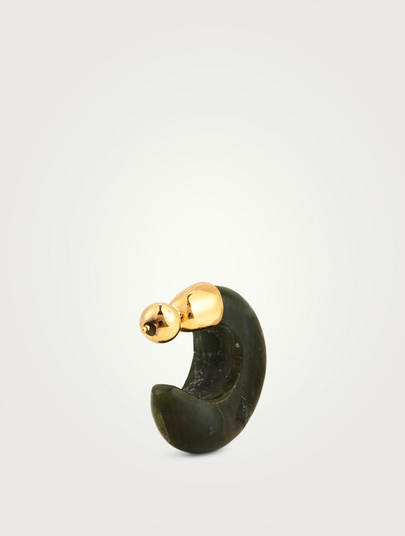 SOPHIE BUHAI Jade 18K Gold Vermeil Donut Hoop Earrings Holt Renfrew