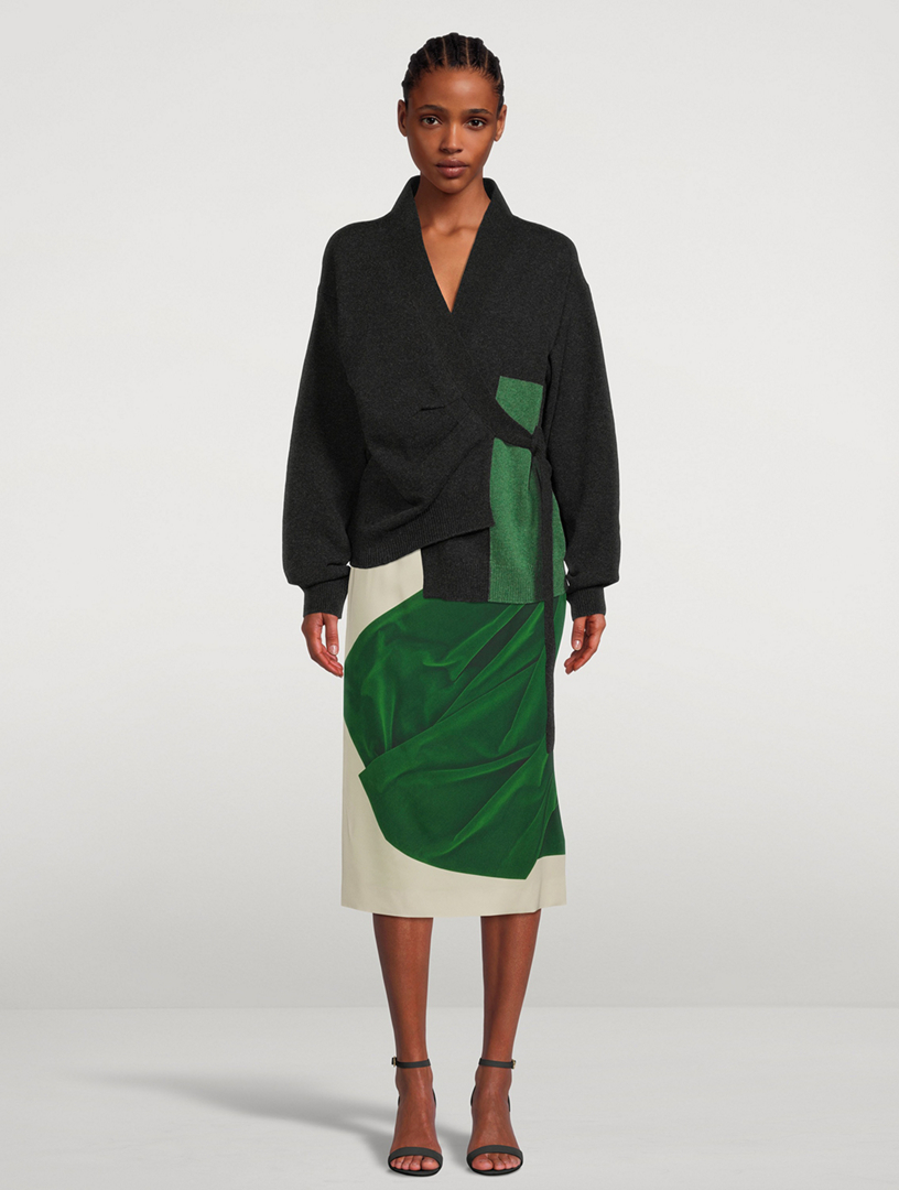 Salby Graphic Midi Skirt