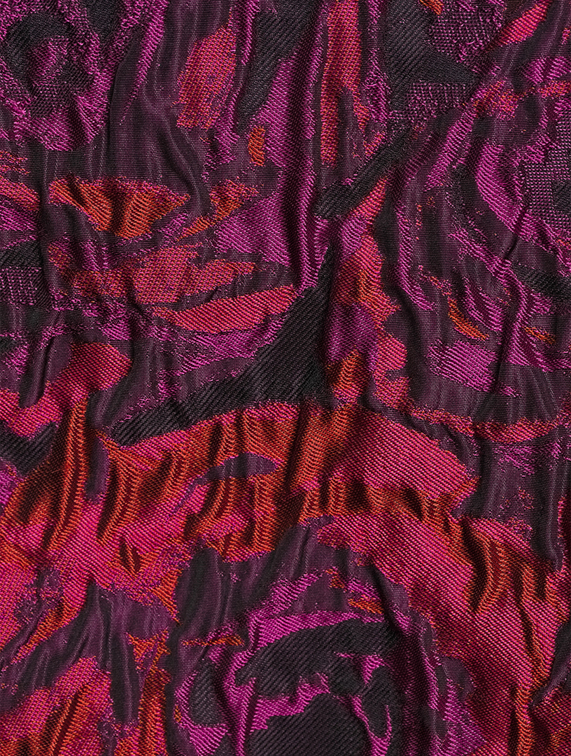 Santony Rose Jacquard Pencil Skirt