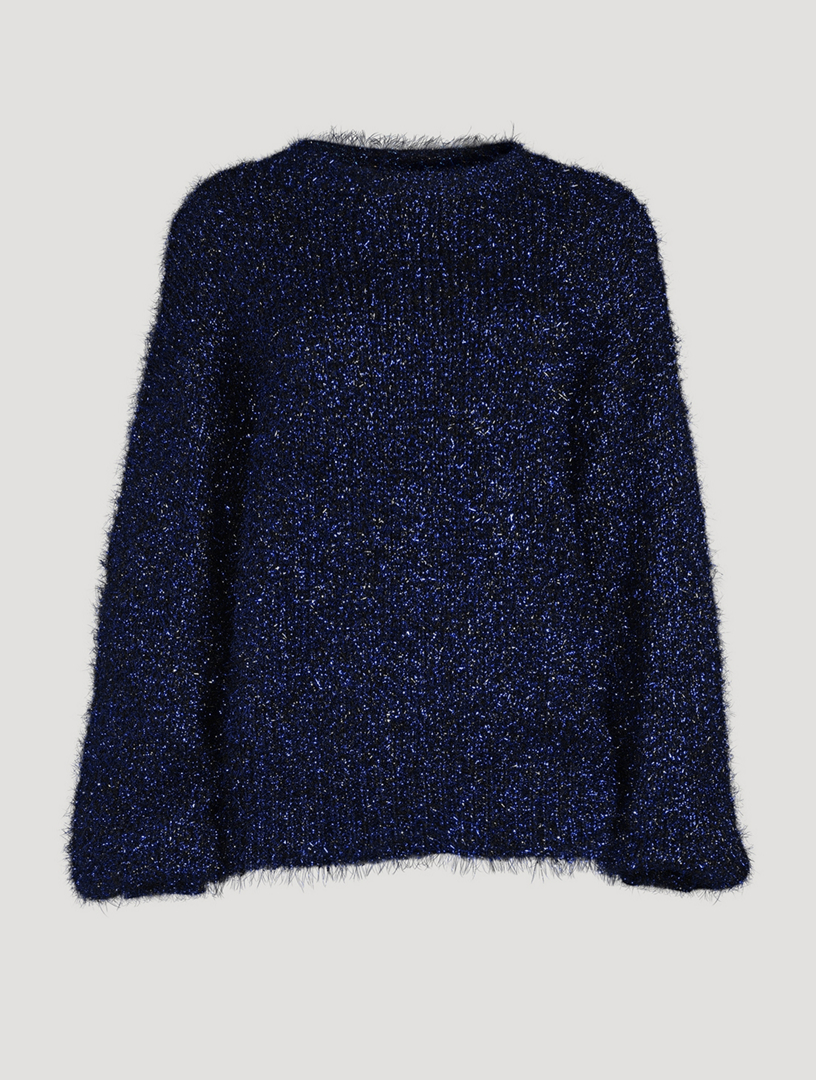 Metallic hot sale lurex sweater