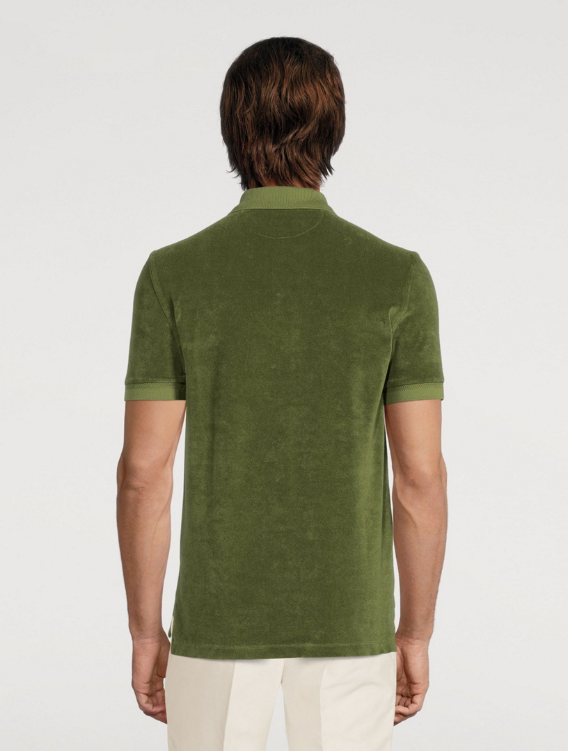 Towelling Polo Shirt
