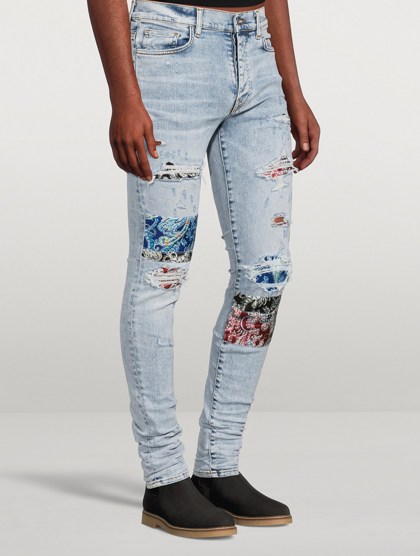 Amiri art patch store jean