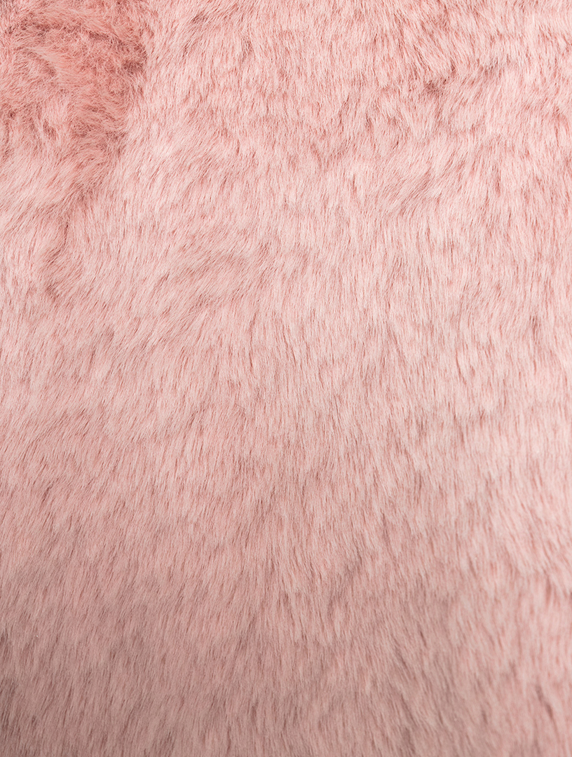 Laila Faux Fur Reversible Jacket With Hood