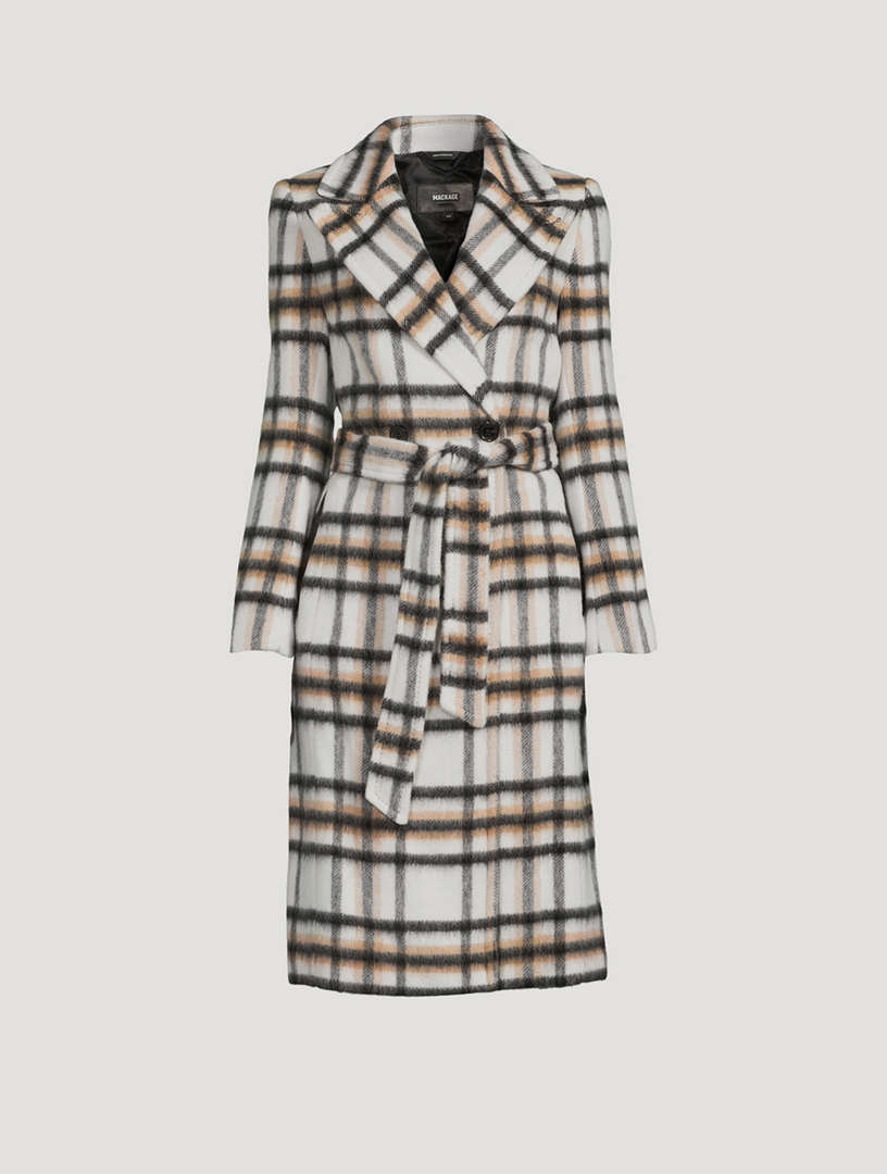 Mackage cheap plaid coat