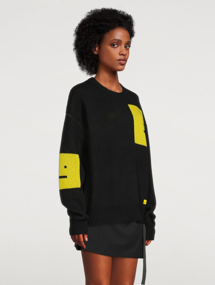 Face Wool Sweater