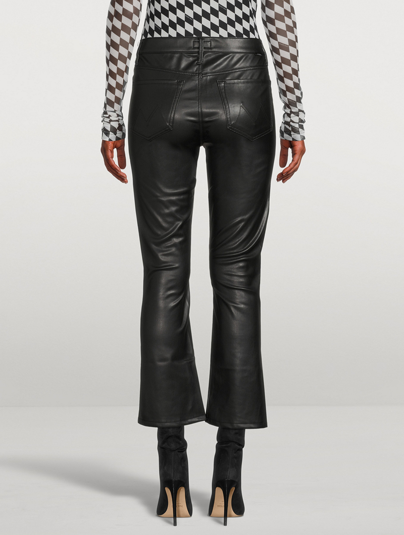 The Insider Faux Leather Bootcut Pants