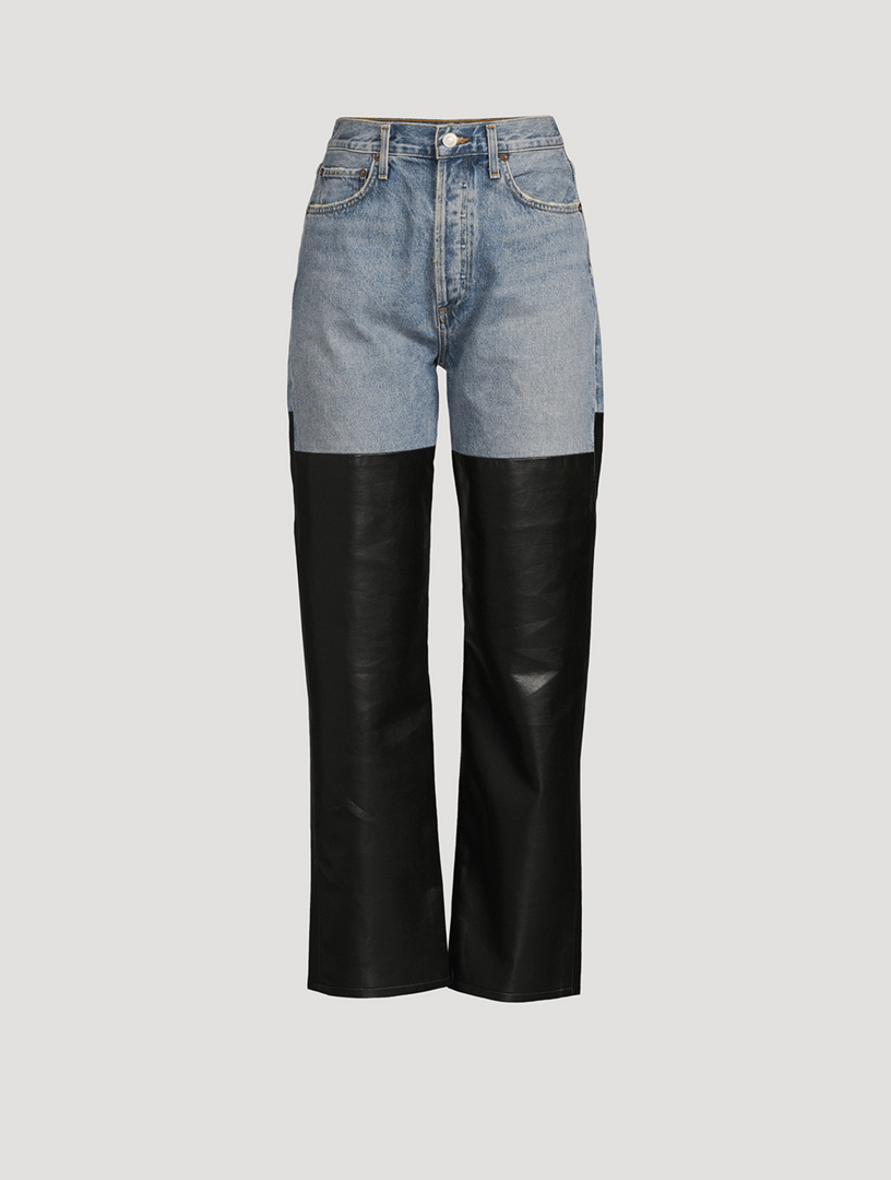 AGOLDE Pieced 90s Pinch Waist Jeans Holt Renfrew