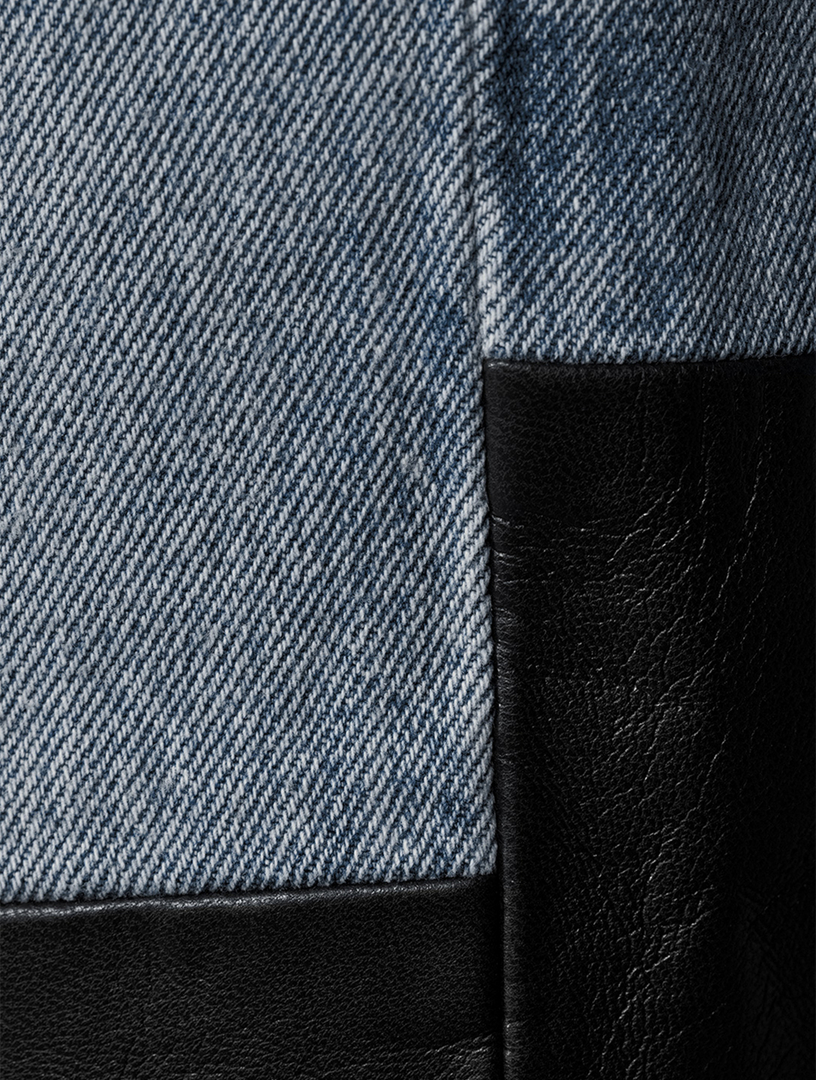 Pieced 90s Pinch Waist Jeans