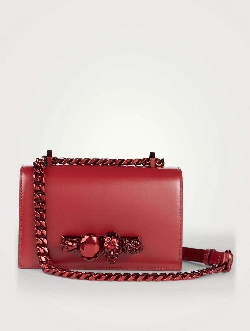 ALEXANDER MCQUEEN Mini Jewelled Leather Satchel | Holt Renfrew