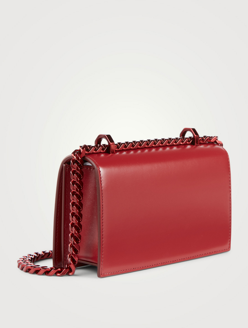 Mini Jewelled Leather Satchel