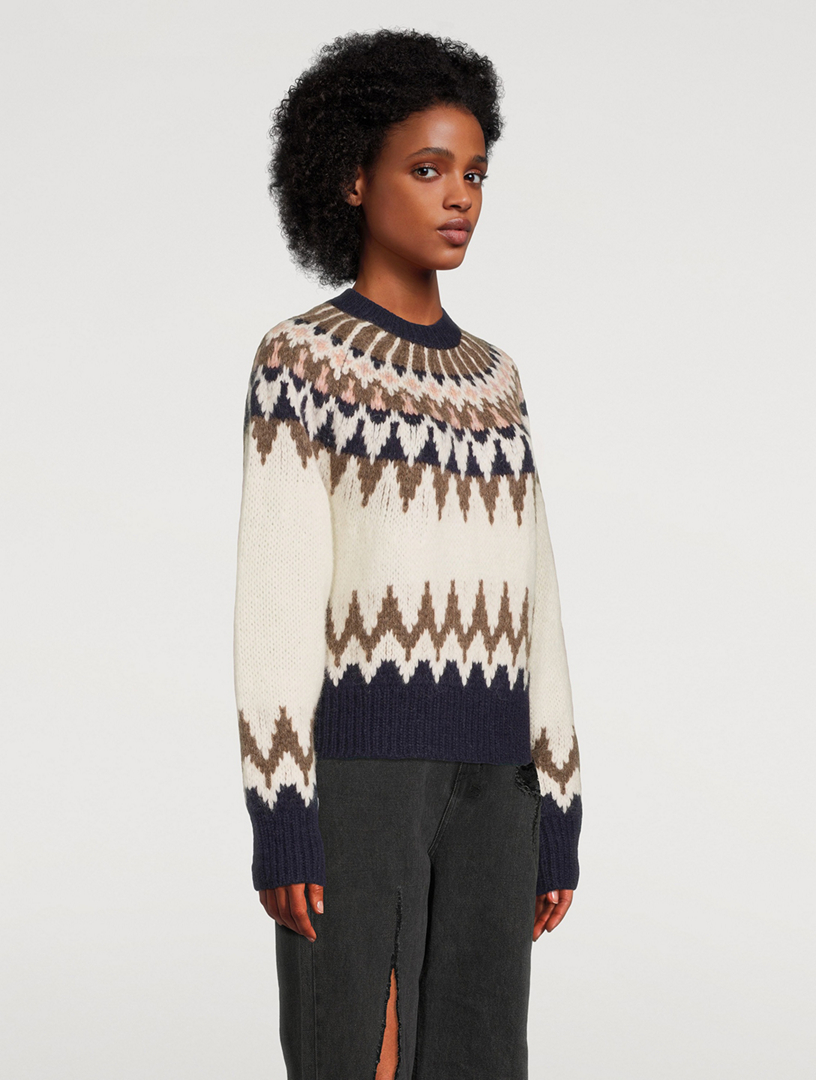 FRAME Fairisle Sweater Holt Renfrew