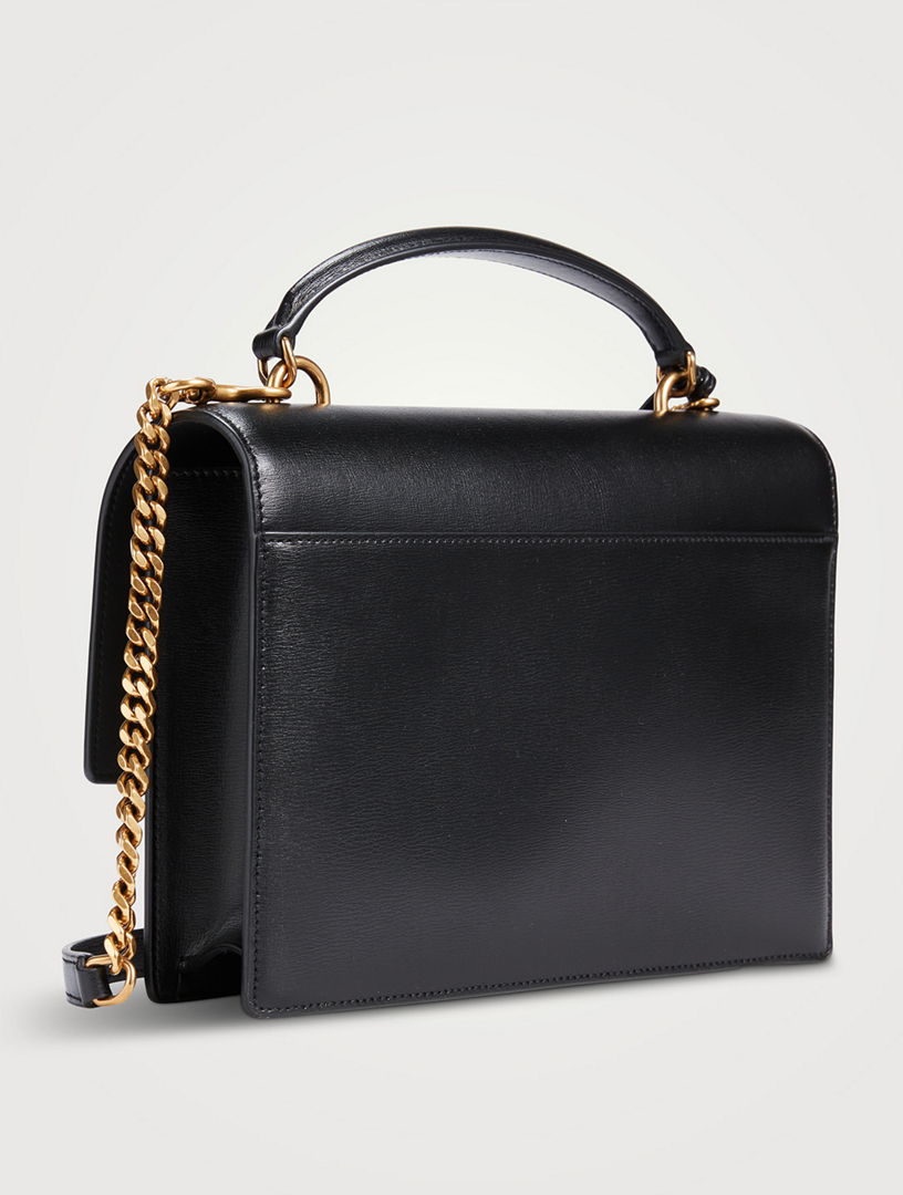 Sunset YSL Monogram Leather Top Handle Bag