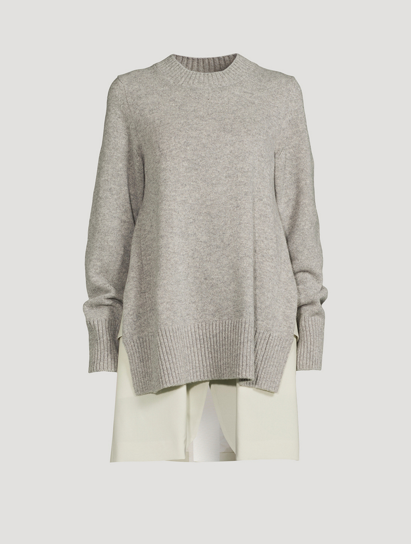sacai Suiting Mix Pullover