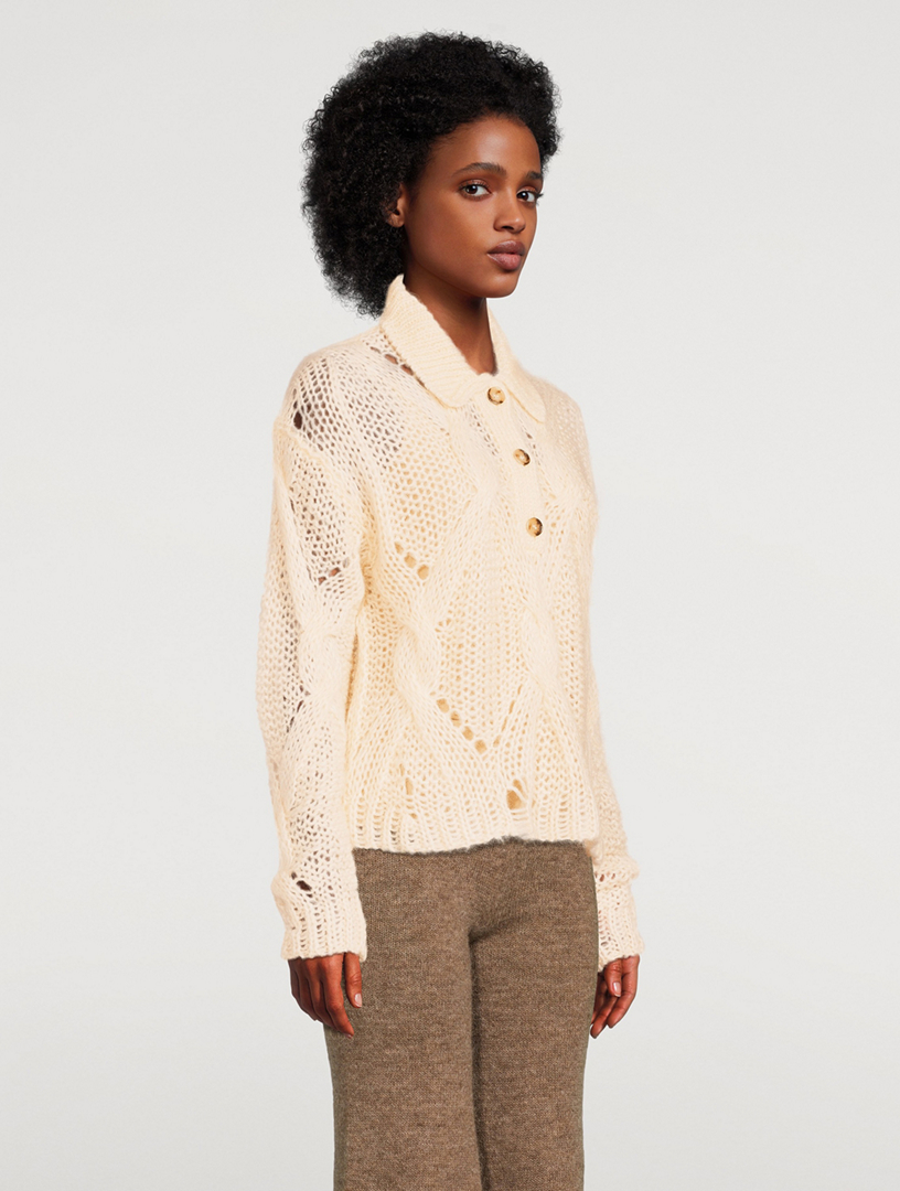 Acne studios shop cable knit sweater