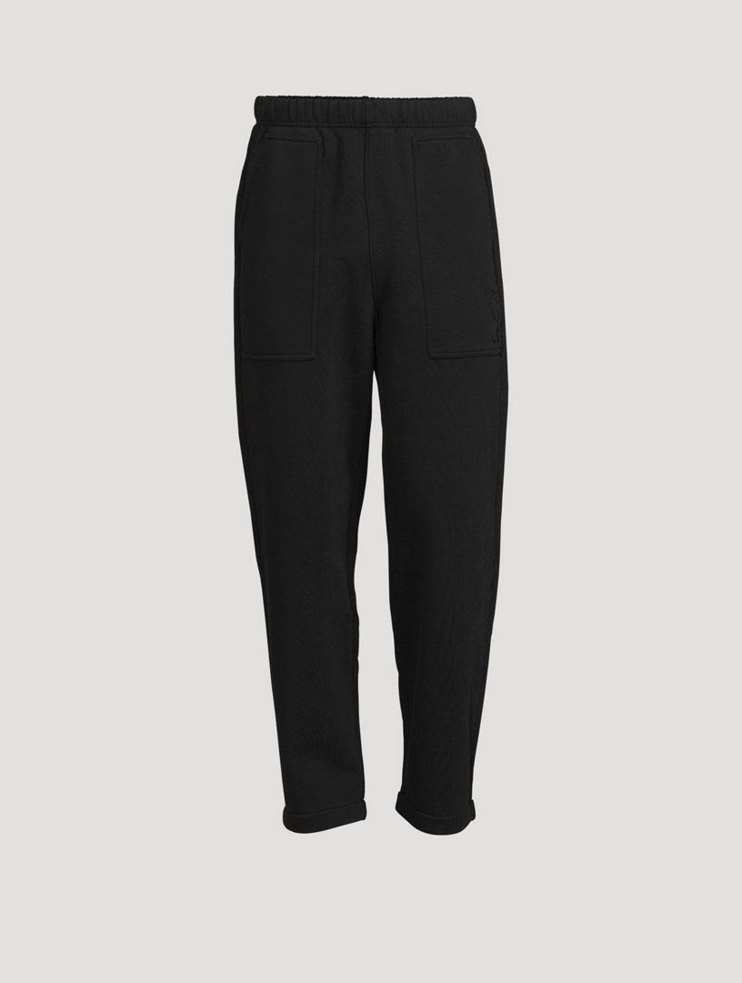 AMI Men's de Coeur Track Pants - Black - Sweatpants