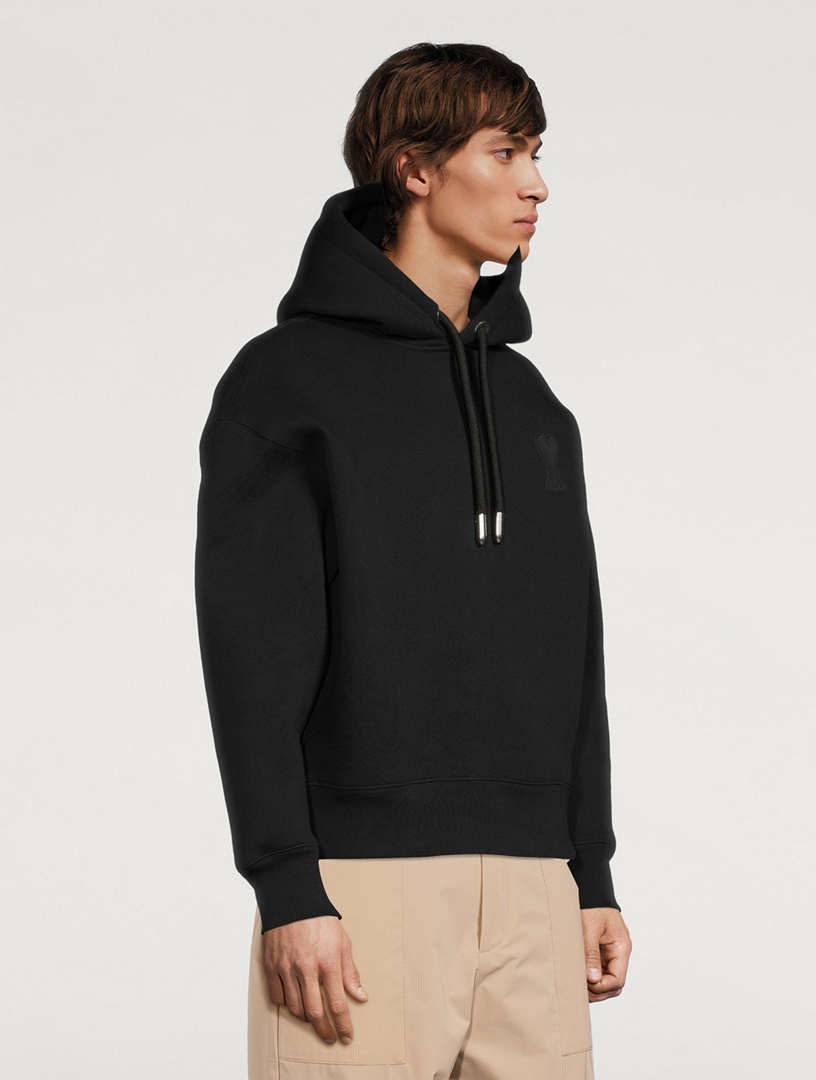 AMI PARIS Ami De Cœur Hoodie With Technical Patch | Holt Renfrew